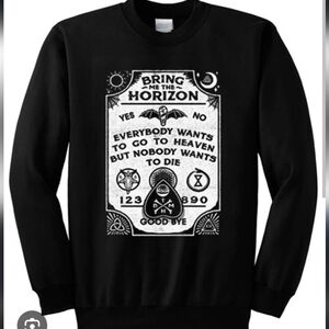 BMTH Crew Neck Sweatshirt. Black. Size M
